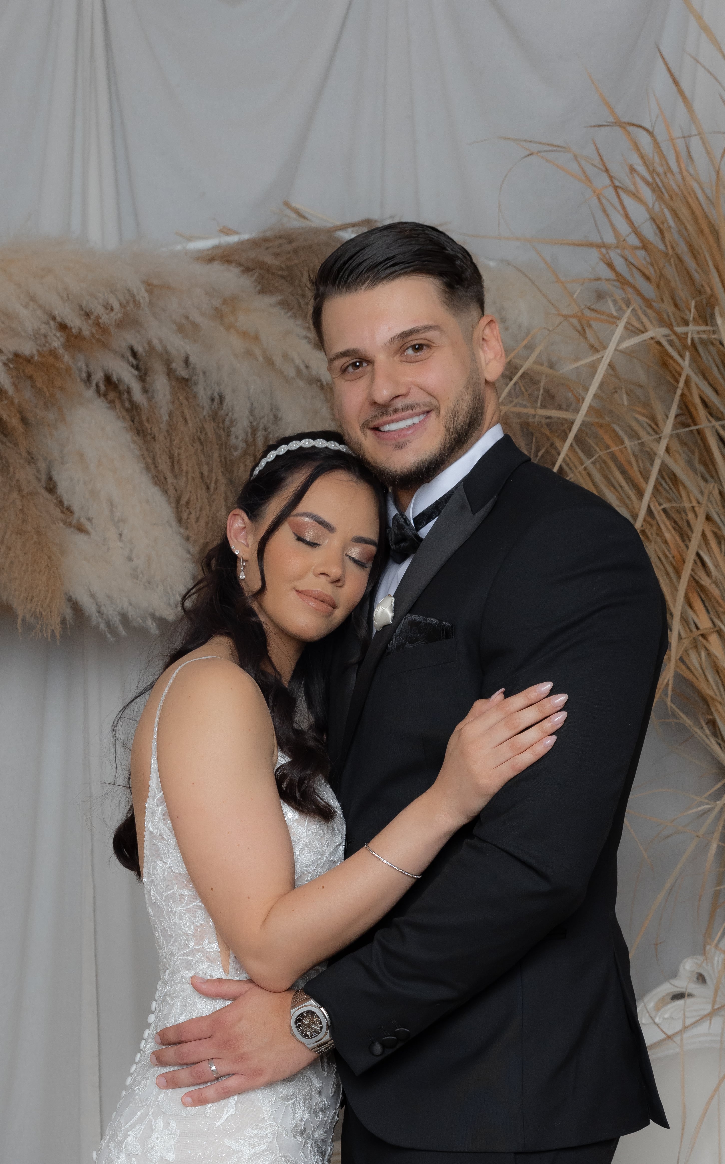 Videograf in Zürich filmt emotionale Momente während der Hochzeitszeremonie.