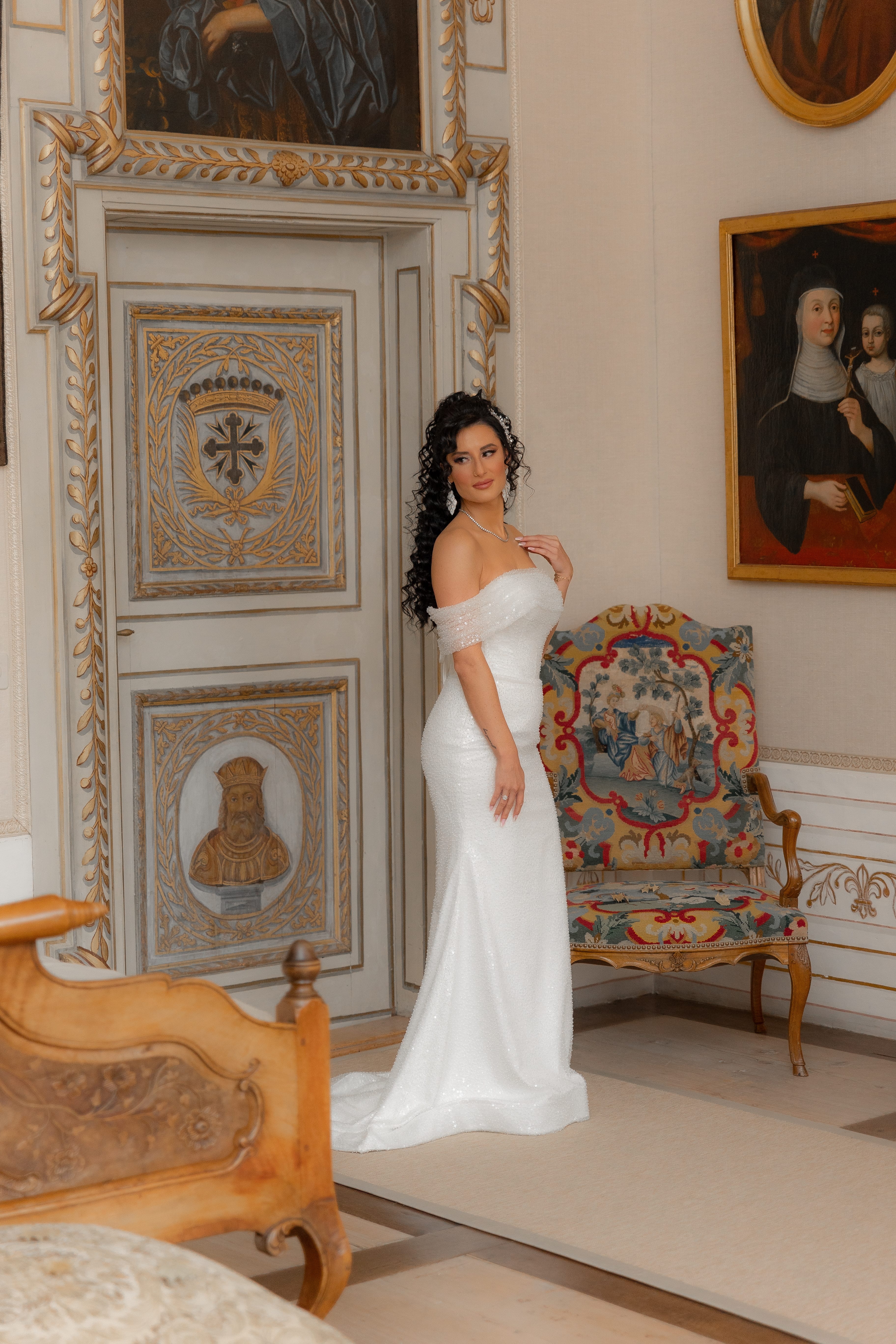 Elegante Hochzeitsdetails in einer luxuriösen Location in Genf